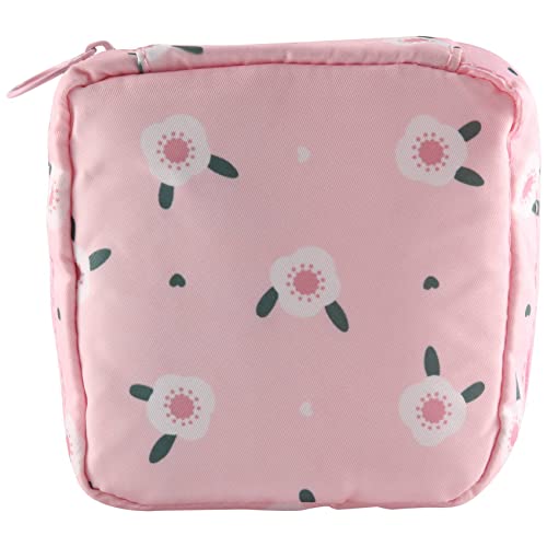 Swiixxer 1 StüCk Mini Makeup ReißVerschluss MäDchen SanitäR Pad Tasche Karten Halter MüNz GeldböRse Kosmetik KopfhöRer HüLle SanitäR Beutel Rosa von Swiixxer