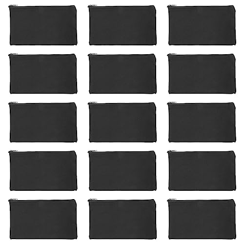 Swiixxer 15 StüCk Schwarze Leere Segeltuch Tasche 8,3 X 4,7 Schreibwaren Aufbewahrung ReißVerschluss Tasche Mach Es Selbst Graffiti Stift FedermäPpchen Mach Es Selbst Geschenk TüTe Swiixxer 15 StüCk Schwarze Leere Segeltuch Tasche 8,3 X 4,7 Schreibwaren Aufbewahrung ReißVerschluss Tasche Mach Es Selbst Graffiti Stift FedermäPpchen Mach Es Selbst Geschenk TüTe von Swiixxer