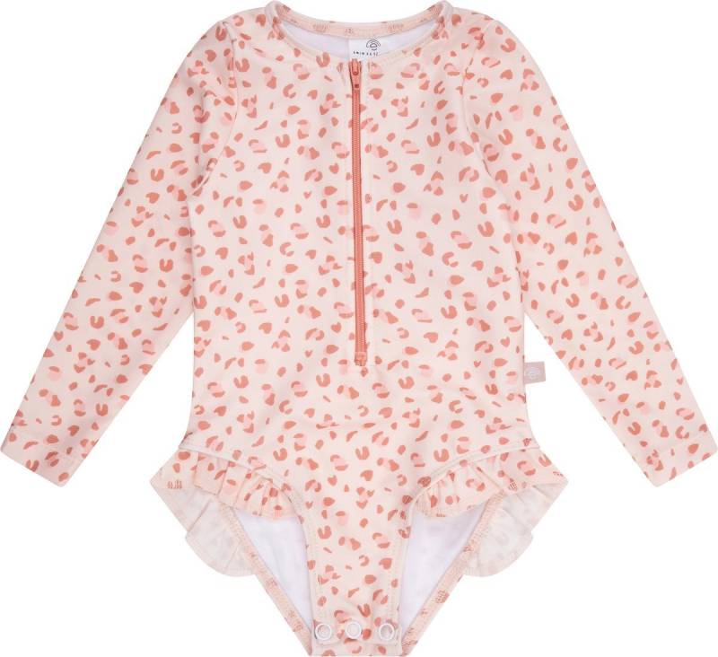 Swim Essentials Badeanzug Swim Essentials Langarm-UV-Badeanzug, für Mädchen altrosa Leoparden von Swim Essentials