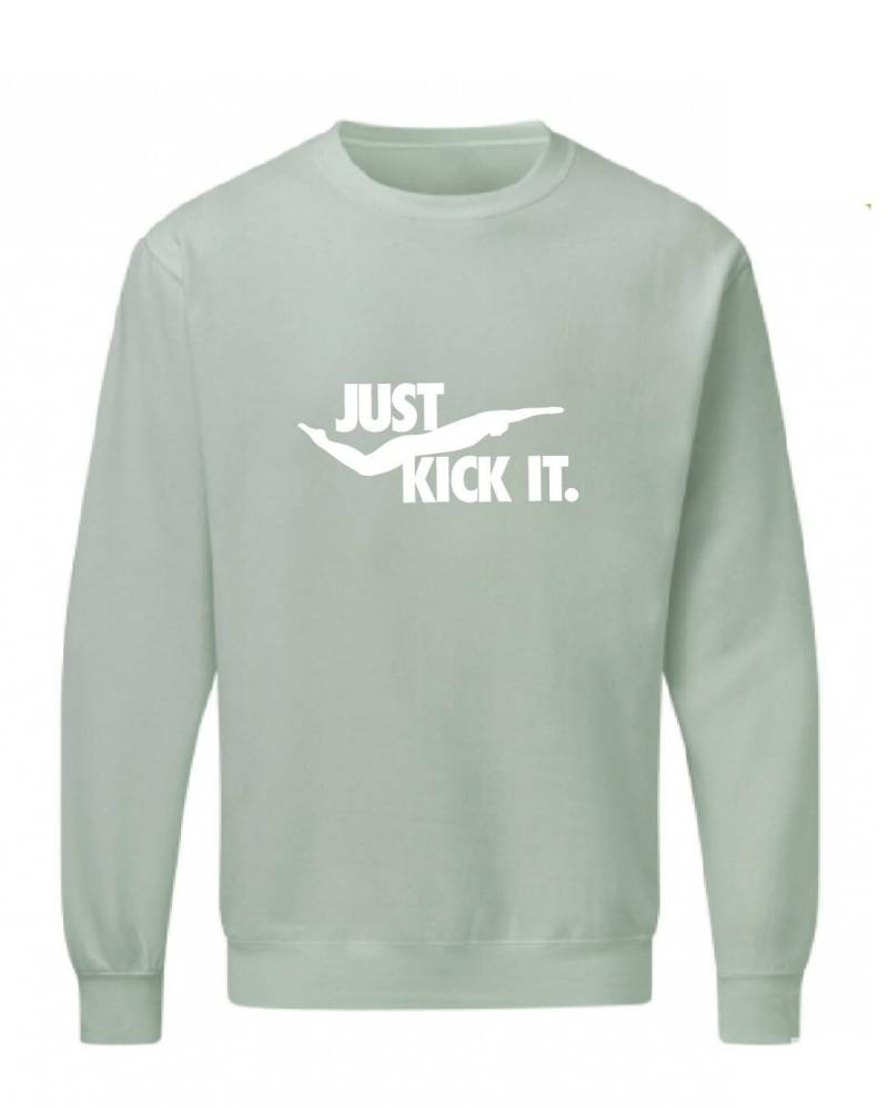 Just Kick It Sweater | Der Style Für Schwimmer von Swimfreaks
