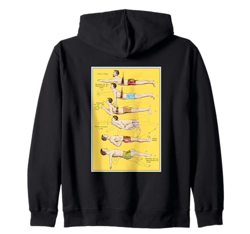 Wie Man antike französische Schwimmer schwimmt Kapuzenjacke Wie Man antike französische Schwimmer schwimmt Kapuzenjacke von Swimmer and Swimming Instructor Gifts