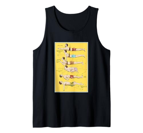 Wie Man antike französische Schwimmer schwimmt Tank Top Wie Man antike französische Schwimmer schwimmt Tank Top von Swimmer and Swimming Instructor Gifts