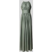 Swing Abendkleid mit gelegten Falten in Lind, Größe 40 von Swing