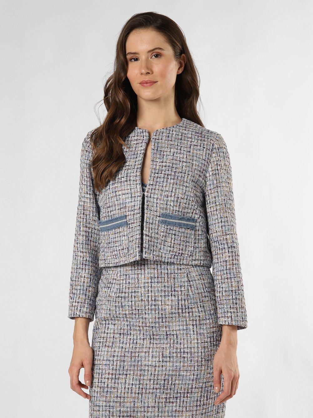 Swing Blazer Damen kariert, blau von Swing