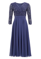 Swing Cocktailkleid aus Material-Mix - 50 von Swing