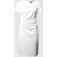Swing Cocktailkleid aus Satin in Offwhite, Größe 42 von Swing