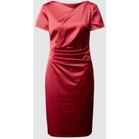 Swing Cocktailkleid aus Satin in Rot, Größe 42 von Swing