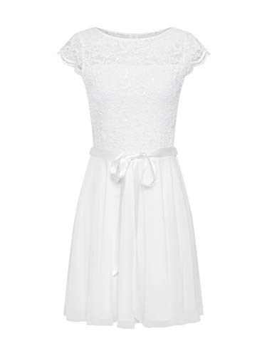 Swing Damen Cocktailkleid weiß 38 von Swing