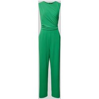 Swing Jumpsuit in unifarbenem Design mit Eingrifftaschen in Hellgruen, Größe 44 von Swing