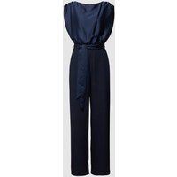 Swing Jumpsuit mit Rundhalsausschnitt in Marine, Größe 40 von Swing