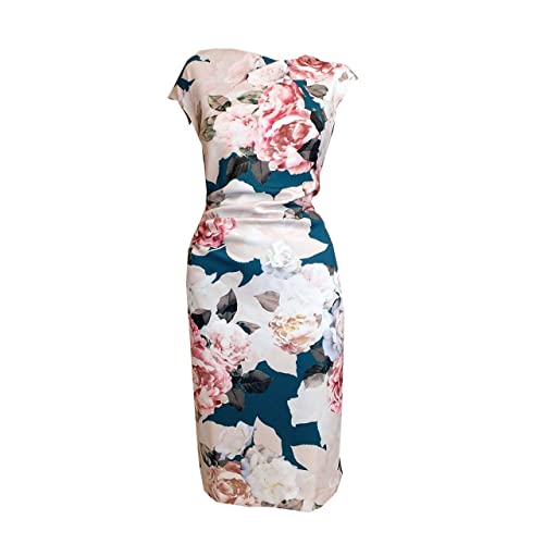 Swing Kleid Blumen Gr 42 von Swing