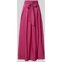 Swing Maxirock mit Bindegürtel in Fuchsia, Größe 38 von Swing
