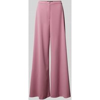 Swing Wide Leg Stoffhose mit verdecktem Verschluss in Rose, Größe 42 von Swing