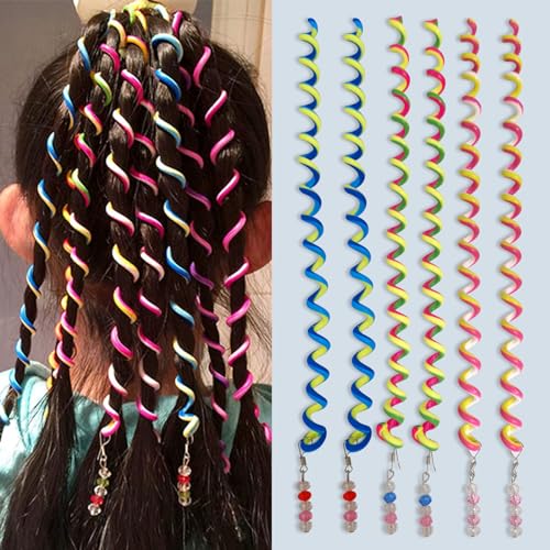 Frauen Mädchen Haar Styling Twister Clips Braider Tool DIY Mädchen Haar Zubehör 6 PCS/Set von SwirlColor