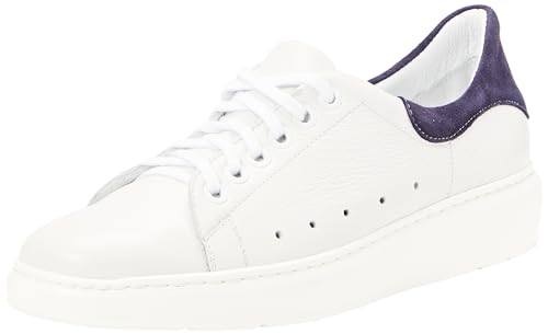 Swirlie Damen Sneakers aus Leder, Weiss Mehrfarbig Marine, 37 EU Swirlie Damen Sneakers aus Leder, Weiss Mehrfarbig Marine, 37 EU von Swirlie