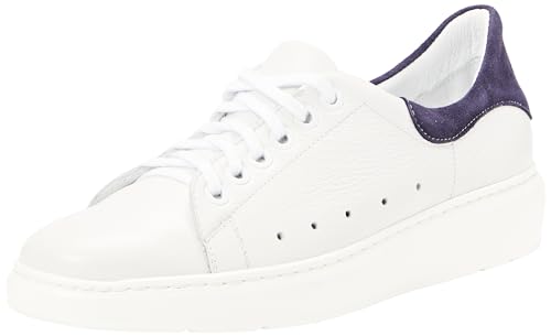 Swirlie Damen Sneakers aus Leder, Weiss Mehrfarbig Marine, 38 EU von Swirlie