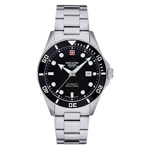 Swiss Alpine Military by Grovana Herren Uhr Analog Automatik 7095.2137SAM Edelstahl von swiss alpine military