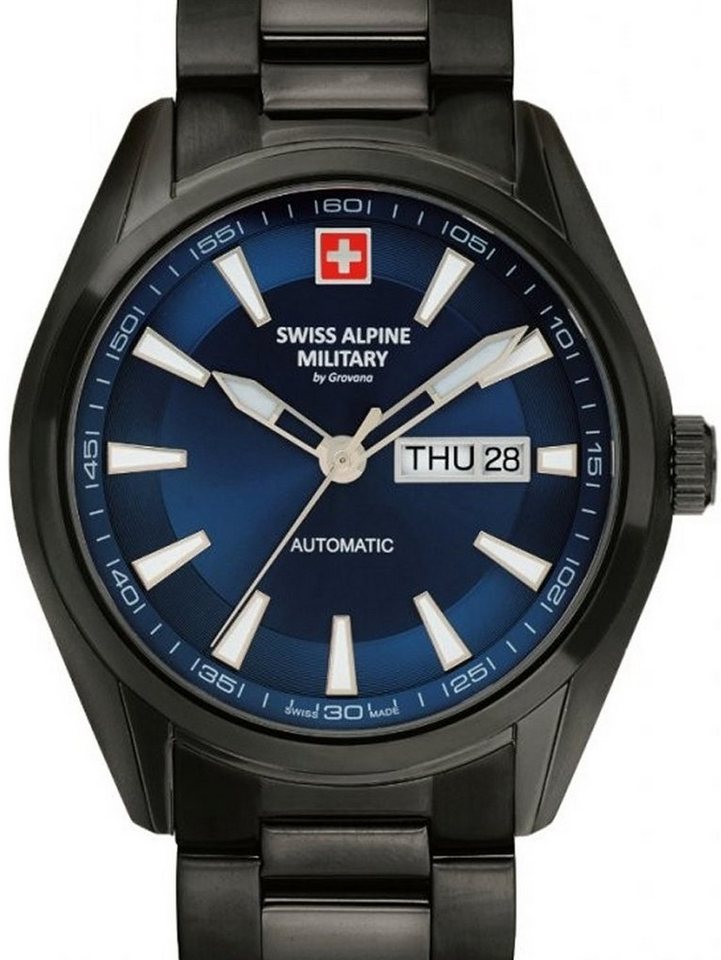 Swiss Alpine Military Automatikuhr Swiss Alpine Military 7090.2175 Automatik Herrenuhr 43mm 10ATM Swiss Alpine Military 7090.2175 Automatik Herrenuhr 43mm 10ATM von Swiss Alpine Military