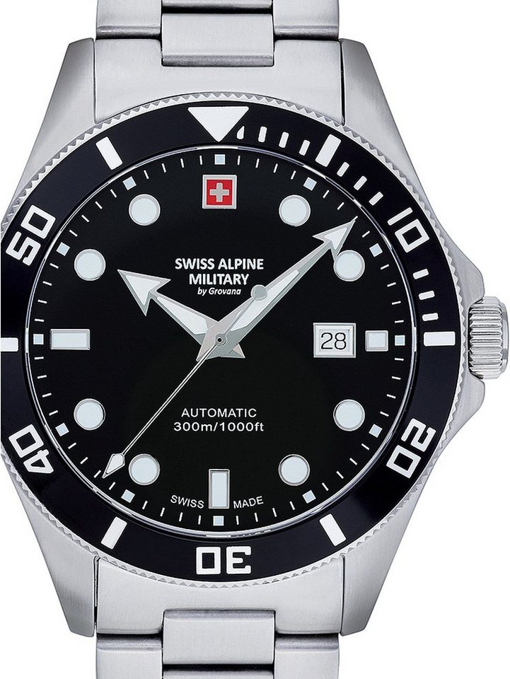 Swiss Alpine Military Automatikuhr Swiss Alpine Military 7095.2137 Diver Automatik He von Swiss Alpine Military
