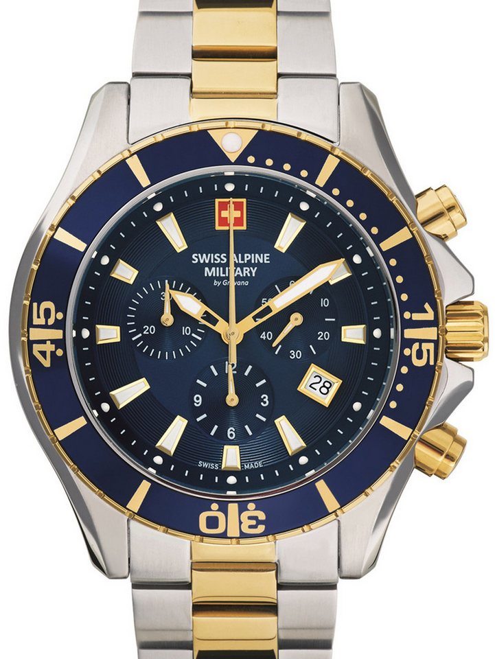 Swiss Alpine Military Quarzuhr Swiss Alpine Military 7040.9145 Chrono 46mm 10ATM Swiss Alpine Military 7040.9145 Chrono 46mm 10ATM von Swiss Alpine Military
