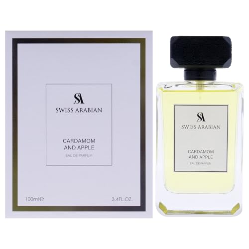 Swiss Arabian Cardamom and Apple Eau de Parfum for Men 100 ml – eine lebendige Mischung aus frischem grünem Apfel und würzigem Kardamom – ein mutiger und raffinierter Duft von Swiss Arabian