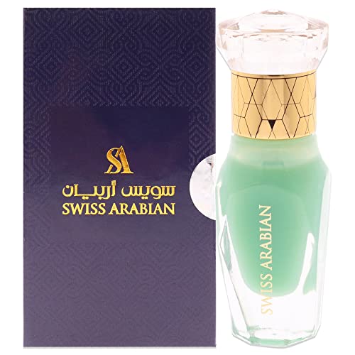SWISS ARABIAN Sea Foam For Unisex - Luxury Products From Dubai - Long Lasting Personal Perfume Oil - A Seductive, Exceptionally Made, Signature Fragrance - The Luxurious Scent Of Arabia - 0.4 Oz von Swiss Arabian