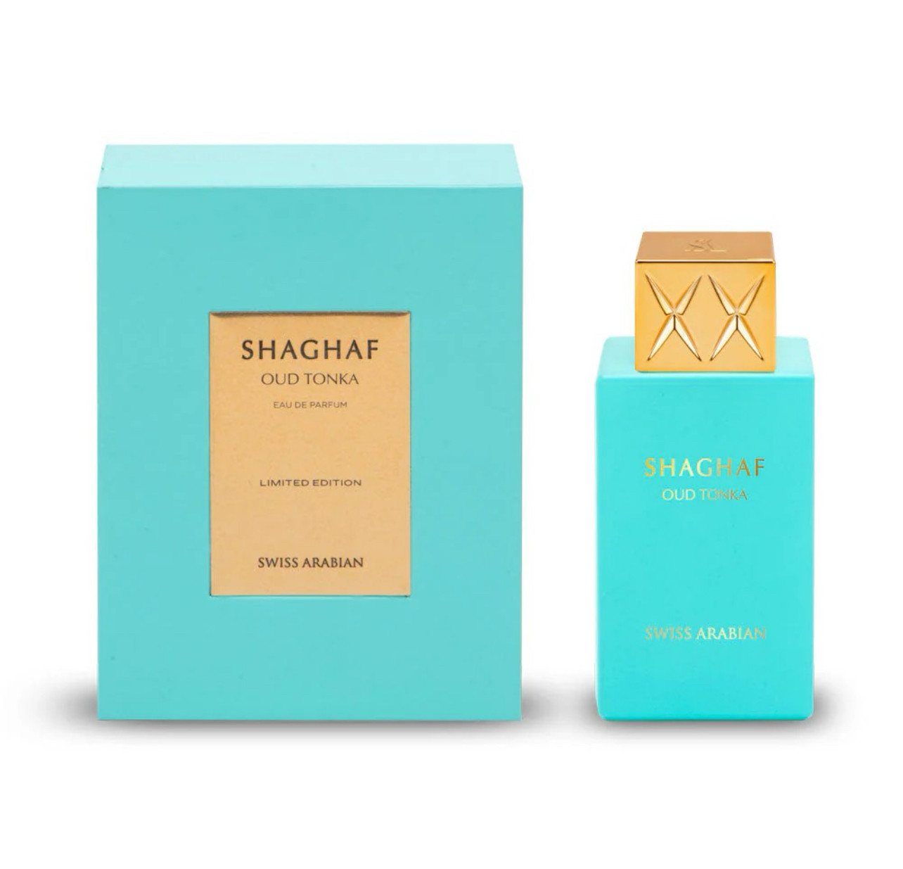 Swiss Arabian Eau de Parfum SHAGHAF OUD TONKA, Edle Komposition, Lang anhaltender Duft von Swiss Arabian