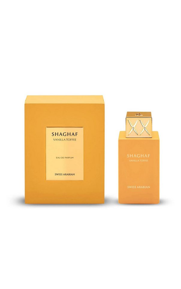Swiss Arabian Eau de Parfum Swiss Arabian Shaghaf Vanilla Toffee 75ml, Gourmand-Komposition, Langanhaltend, Luxuriöse Präsentation von Swiss Arabian