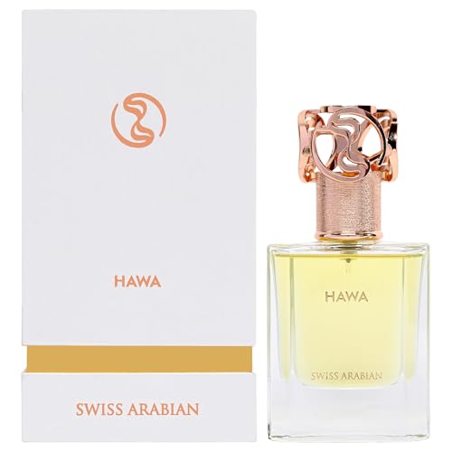 Swiss Arabian Hawa Eau de Parfum Unisex 50ML - Eine Harmonie aus Fruchtig-Blumigem, samtigem Kaschmir und Cremigem Sandelholz - Verführerischer Blumenduft von Swiss Arabian