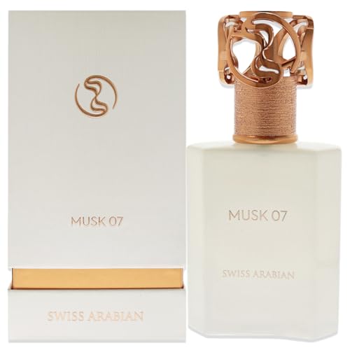 Swiss Arabian Musk 07 Eau de Parfum Unisex 50ML – Eine luxuriöse Mischung aus Granatapfel, schwarzer Johannisbeere und floralen Noten – Zeitlos eleganter Duft von Swiss Arabian