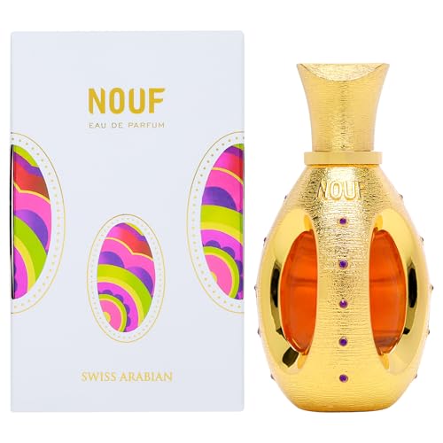 Swiss Arabian Nouf Eau De Parfum Unisex 50ML – Eine Kühne Mischung aus Spritziger Zitrusfrucht, Würzigem Amber und Reichen Hölzern – Sinnlicher, Warmer Duft Swiss Arabian Nouf Eau De Parfum Unisex 50ML – Eine Kühne Mischung aus Spritziger Zitrusfrucht, Würzigem Amber und Reichen Hölzern – Sinnlicher, Warmer Duft von Swiss Arabian