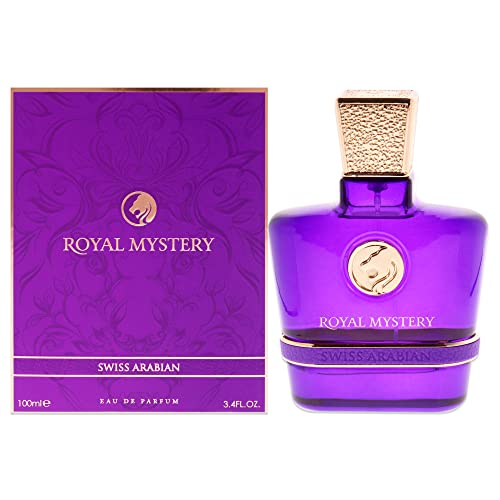 Swiss Arabian Royal Mystery Eau de Parfum Unisex 100 ml – Duft Chypre, fruchtig, elegant mit Melone, Birne und tiefer roter Rosen – betörender Duft für die moderne Frau von Swiss Arabian