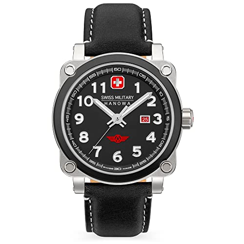 Swiss Military Hanowa Herren Analog Quarz Uhr mit Edelstahl Armband SMWGB2101302 von Swiss Military Hanowa