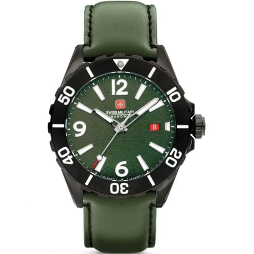 Swiss Military Hanowa Herren Analog Quarz Uhr mit Leder Armband SMWGB0000251 von Swiss Military Hanowa