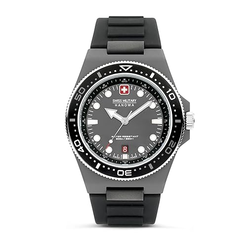 Swiss Military Hanowa Herren Analog Quarz Uhr mit Silikon Armband SMWGN0001182 von Swiss Military Hanowa