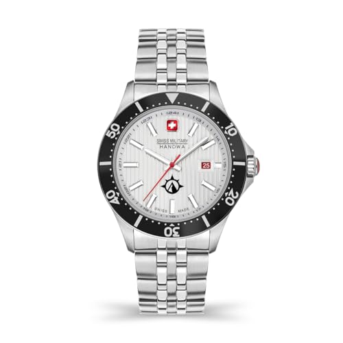 Swiss Military Hanowa SMWGH2100601 Flagship X Herrenuhr mit Edelstahlband 10 ATM von Swiss Military by Chrono