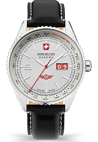 Swiss Military Hanowa Herren-Uhren Analog Quarz One Size Weiß 32019517 von Swiss Military Hanowa