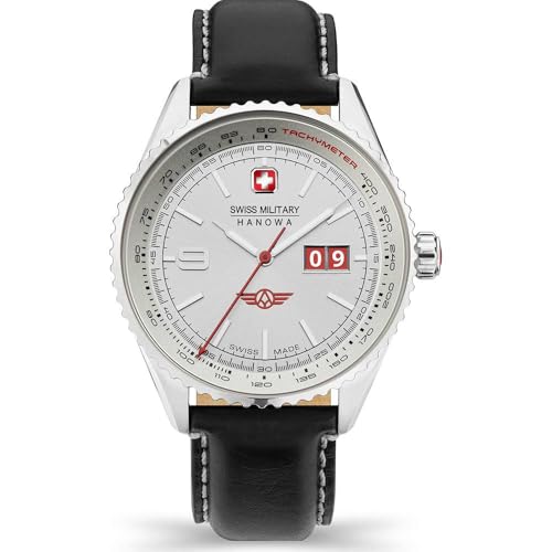 Swiss Military Hanowa Herren-Uhren Analog Quarz One Size Weiß 32019517 von Swiss Military Hanowa