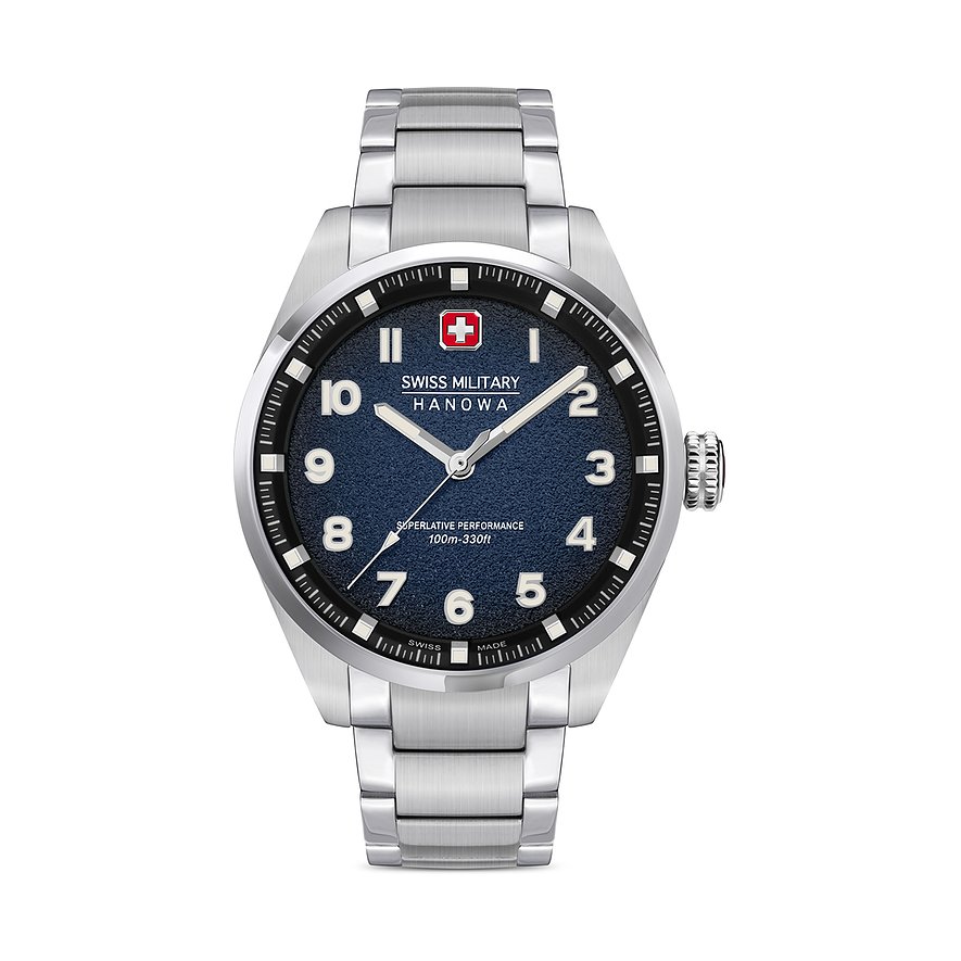 Swiss Military Hanowa Herrenuhr  SMWGG0001504 Edelstahl von Swiss Military Hanowa