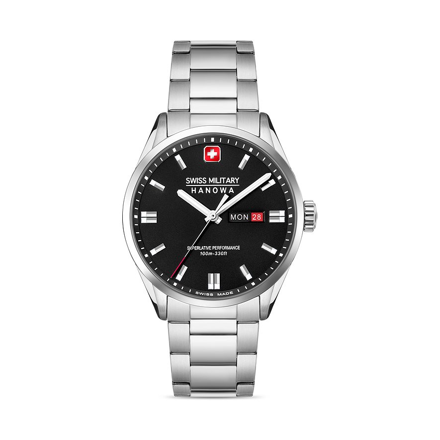 Swiss Military Hanowa Herrenuhr  SMWGH0001601 Edelstahl von Swiss Military Hanowa