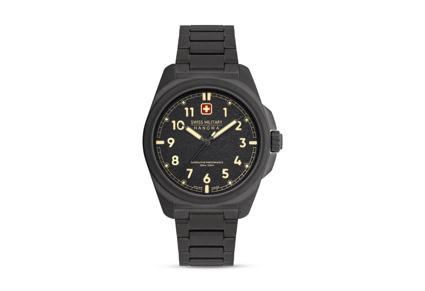 Swiss Military Hanowa Quarzuhr Quarzuhr Fieldmaster Herrenuhr 42 Quarz Herren von Swiss Military Hanowa