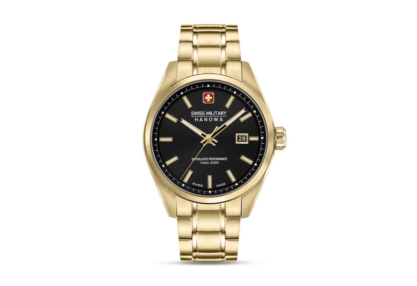 Swiss Military Hanowa Quarzuhr Quarzuhr Herrenuhr 41 Quarz Herren von Swiss Military Hanowa