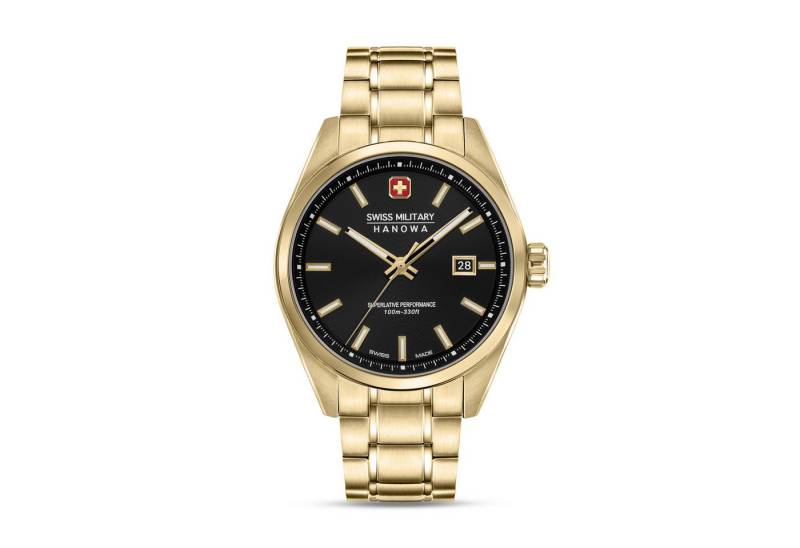Swiss Military Hanowa Quarzuhr Quarzuhr Herrenuhr 41 Quarz Herren von Swiss Military Hanowa
