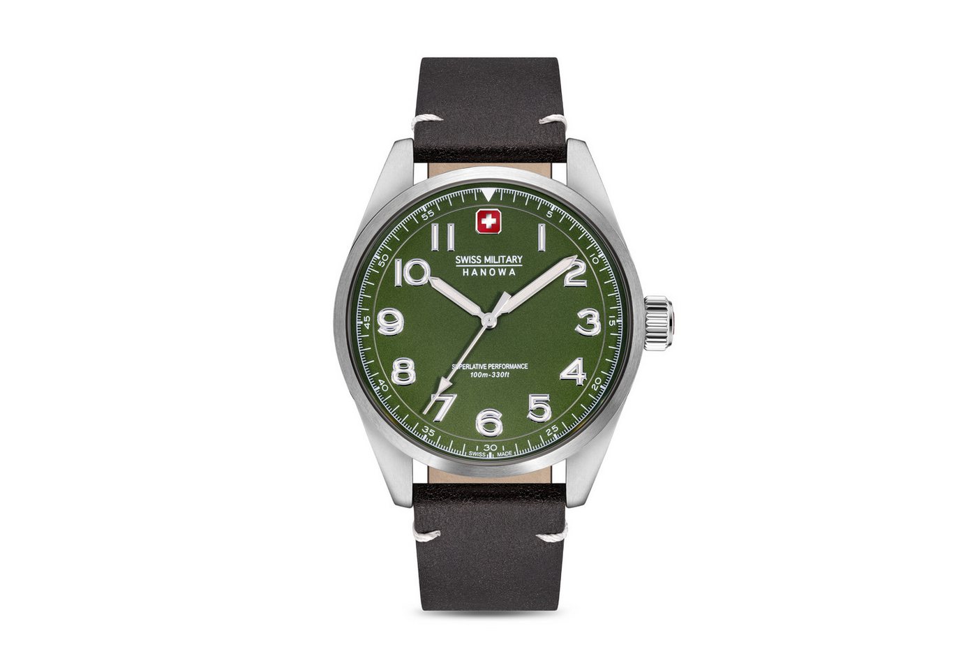 Swiss Military Hanowa Quarzuhr Quarzuhr Herrenuhr 42 Quarz Herren von Swiss Military Hanowa