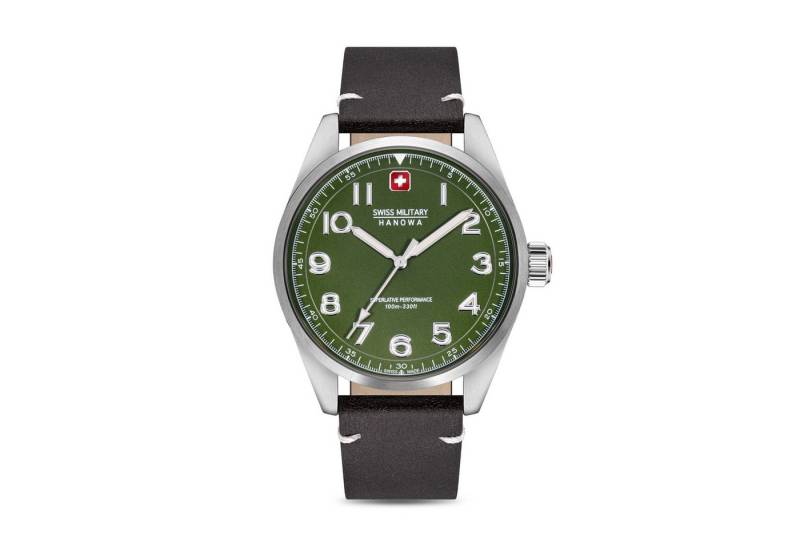 Swiss Military Hanowa Quarzuhr Quarzuhr Herrenuhr 42 Quarz Herren von Swiss Military Hanowa
