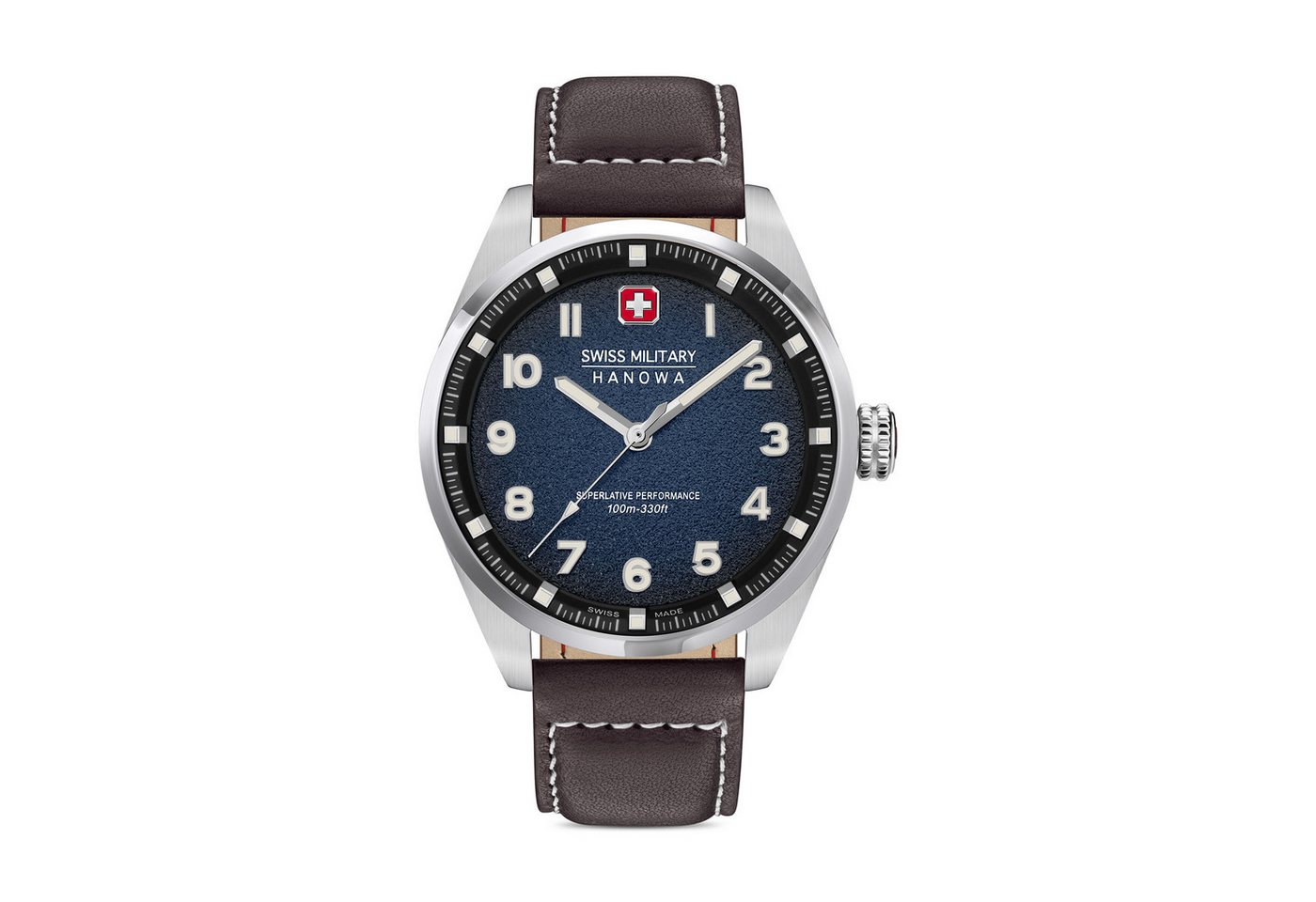 Swiss Military Hanowa Quarzuhr Quarzuhr Herrenuhr 42 Quarz Herren von Swiss Military Hanowa