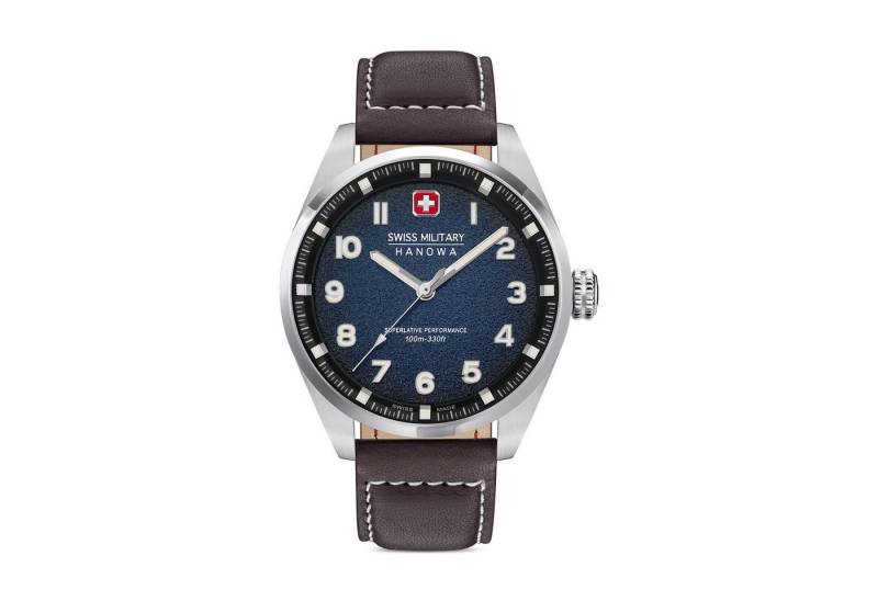 Swiss Military Hanowa Quarzuhr Quarzuhr Herrenuhr 42 Quarz Herren von Swiss Military Hanowa
