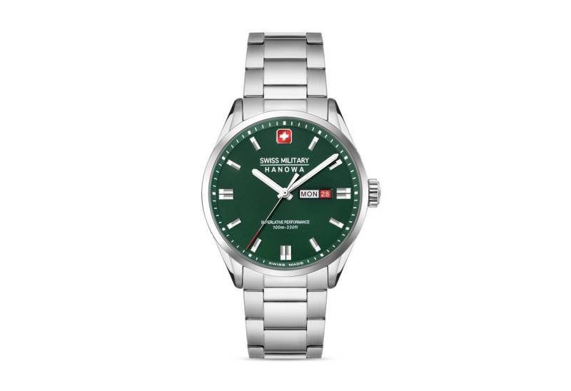 Swiss Military Hanowa Quarzuhr Quarzuhr Herrenuhr 43 Quarz Herren von Swiss Military Hanowa