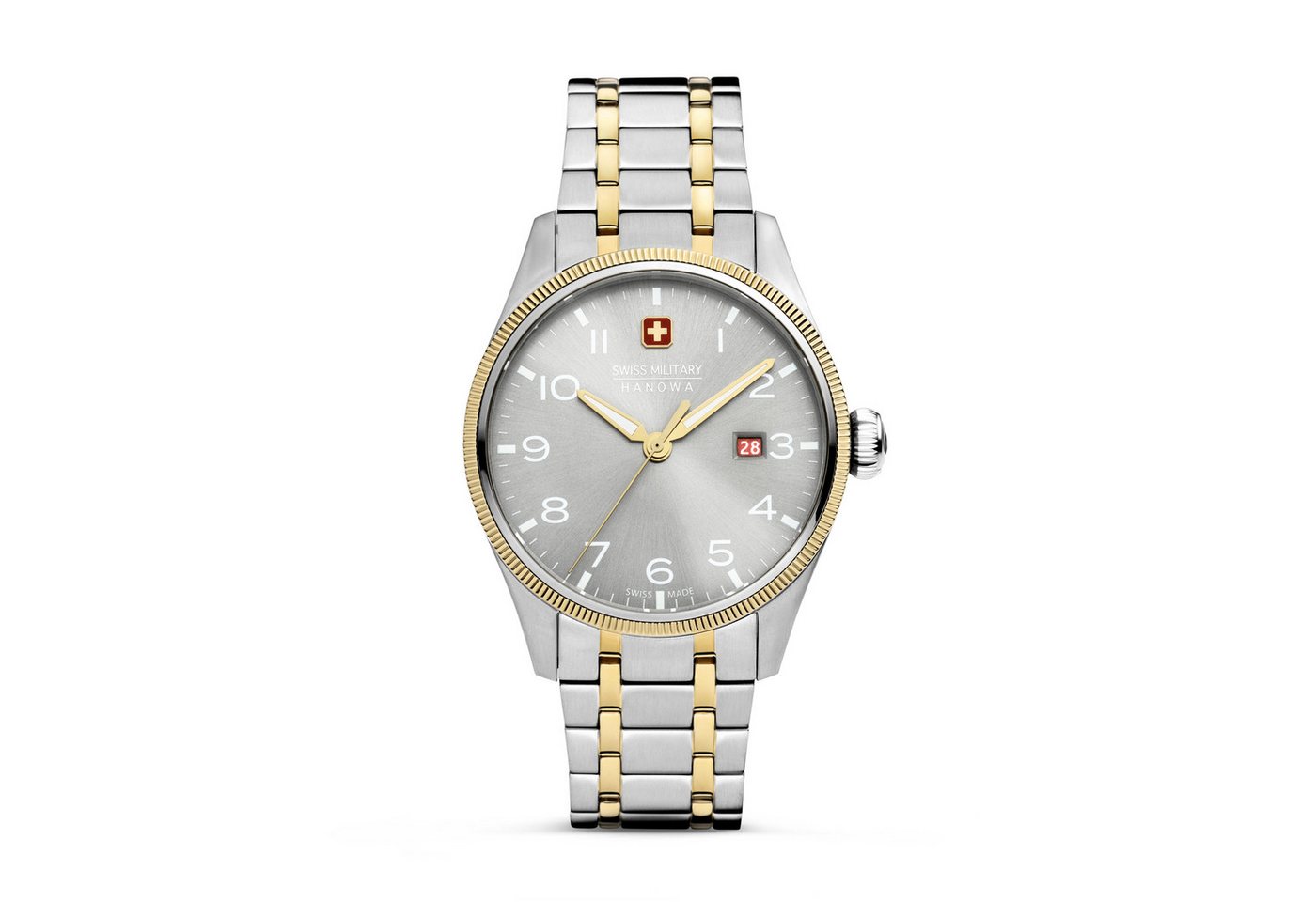Swiss Military Hanowa Quarzuhr Quarzuhr Herrenuhr 43 Quarz Herren von Swiss Military Hanowa