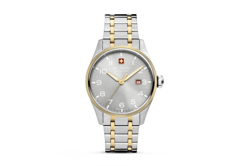 Swiss Military Hanowa Quarzuhr Quarzuhr Herrenuhr 43 Quarz Herren von Swiss Military Hanowa
